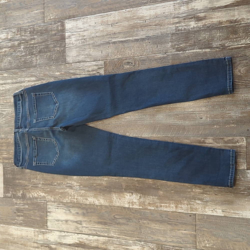 MAURICES jeggings skinny high rise jeans size SMALL regular medium wash - Picture 6 of 11